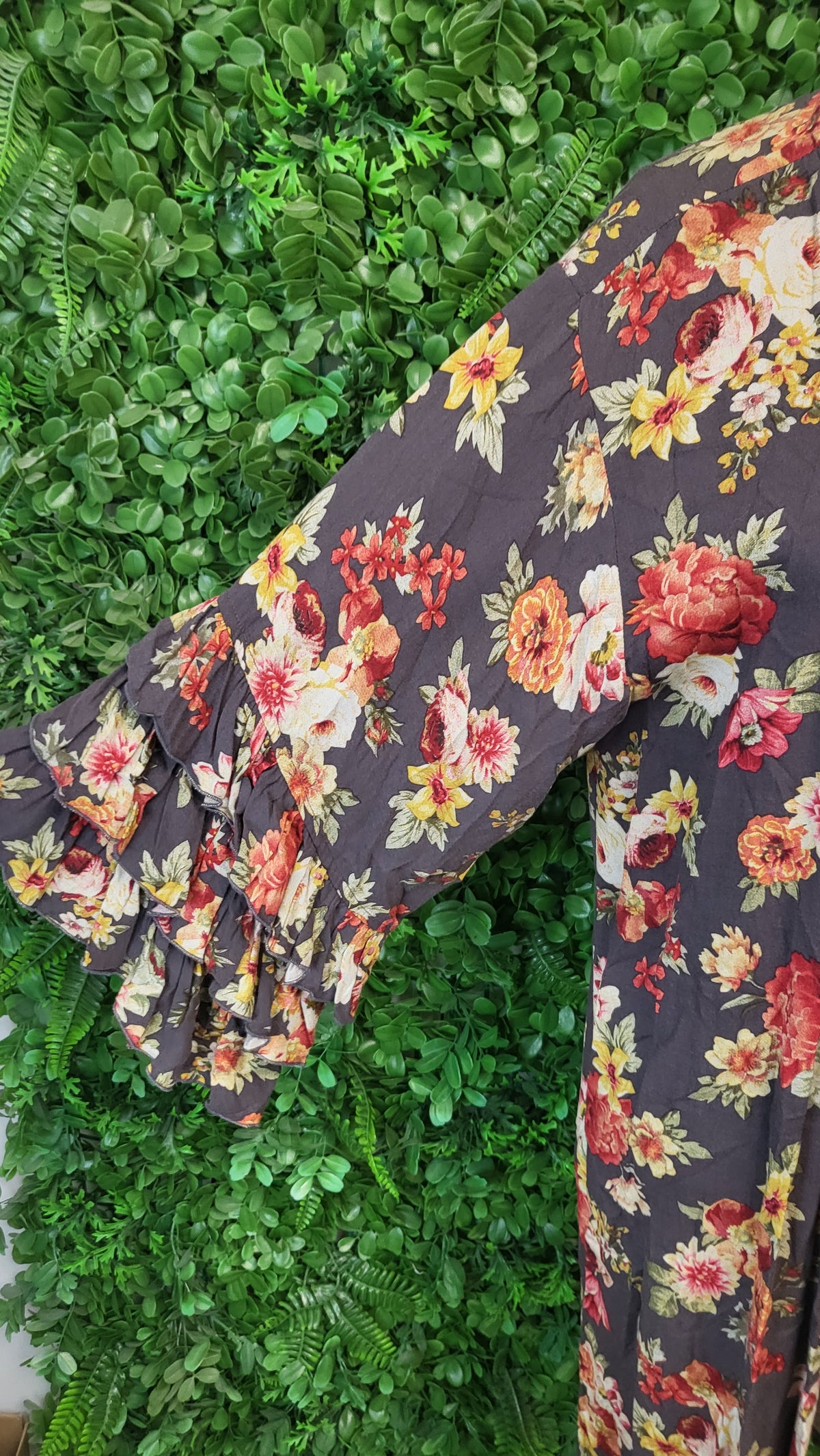 Isle of Mine Floral Kaftan Top (10-12)
