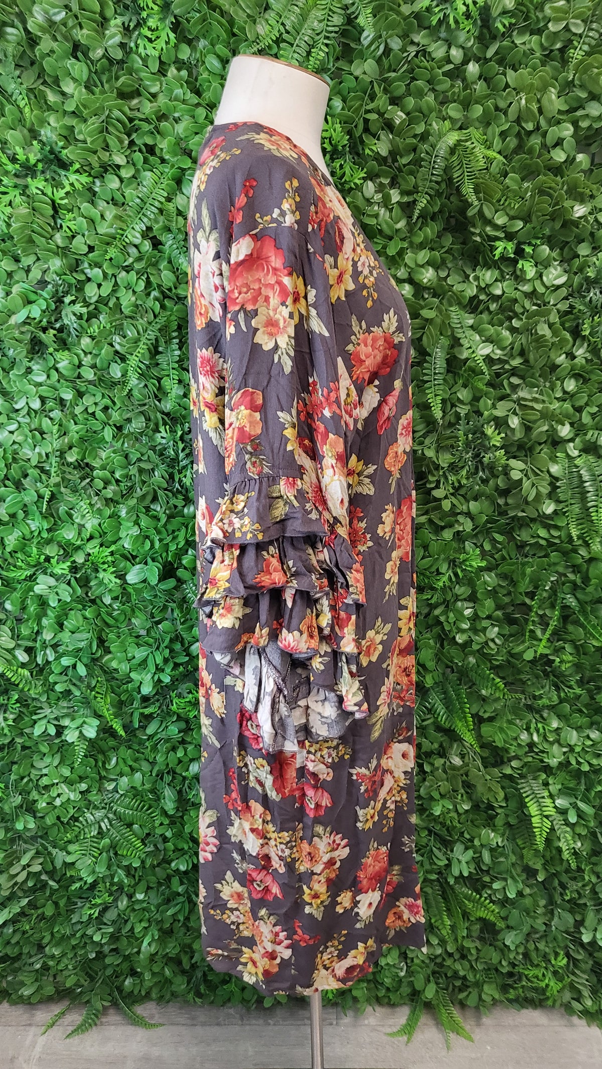 Isle of Mine Floral Kaftan Top (10-12)