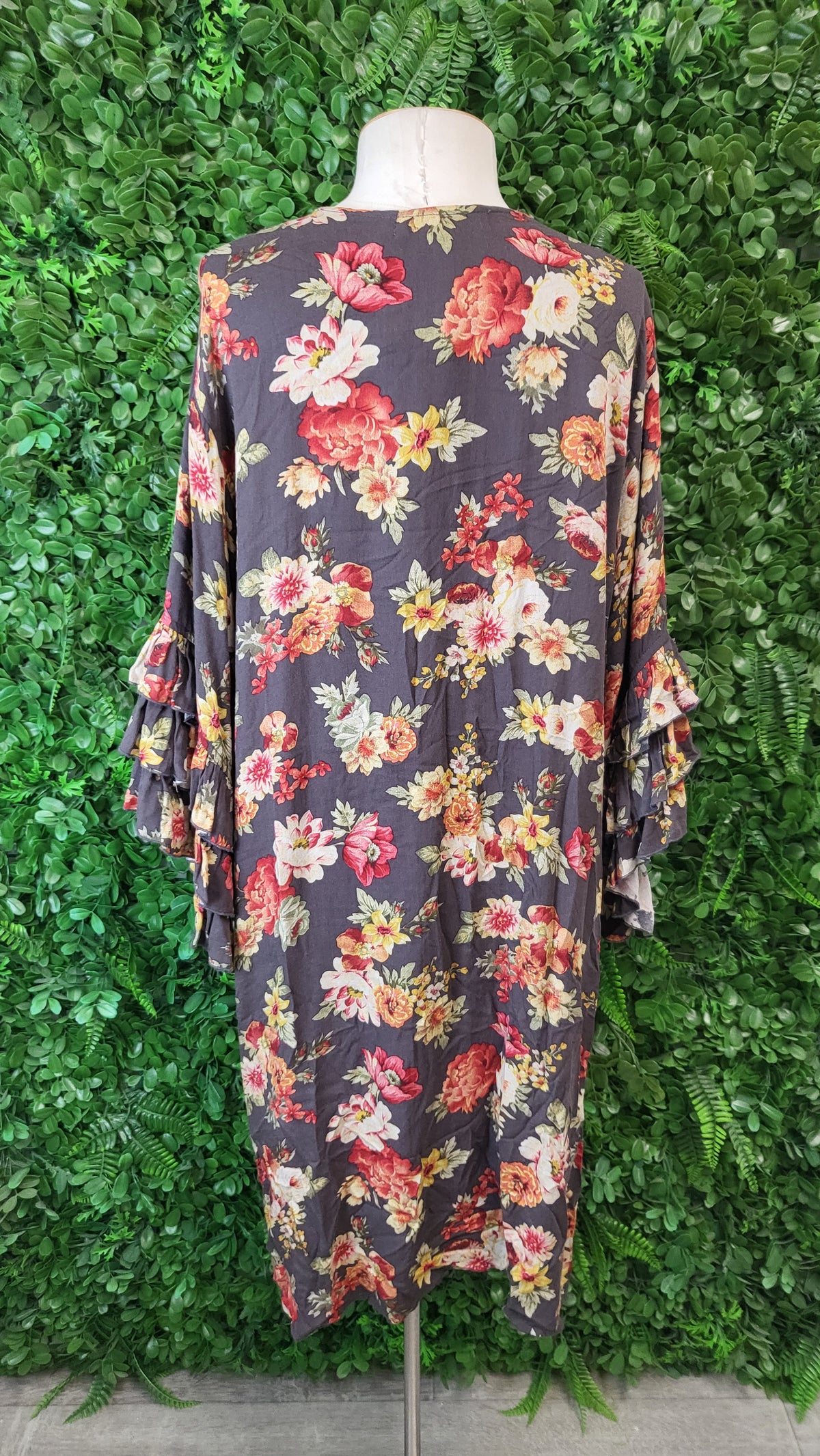 Isle of Mine Floral Kaftan Top (10-12)