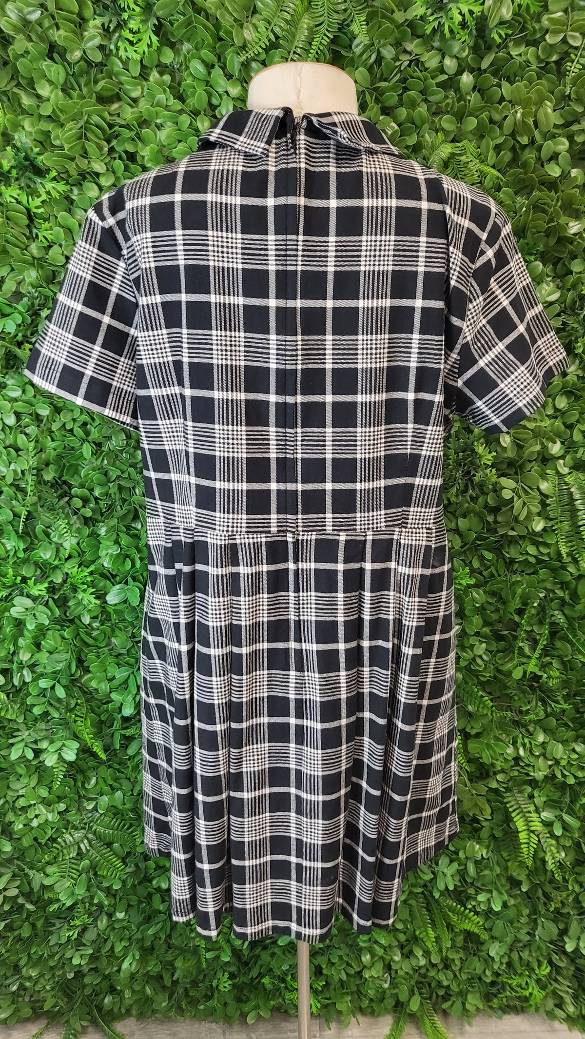 Dangerfield Black/White Shirt Dress (14-16)