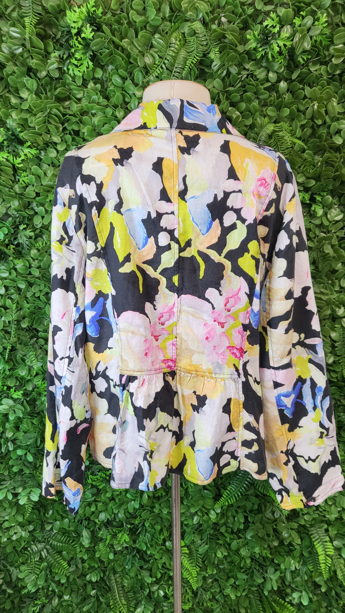 Ballantynes Essentials Print Linen Jacket (12-14)