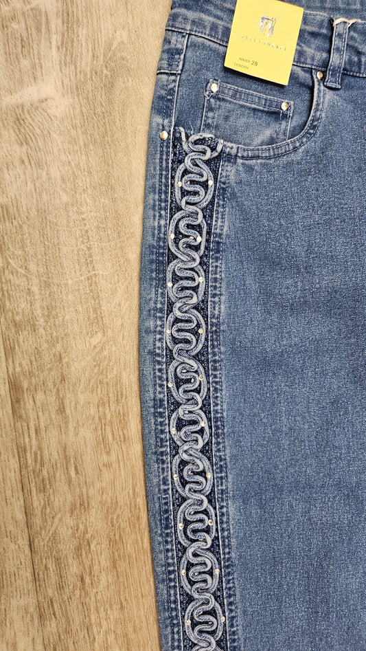 Green Source Blue Straight Leg Jean BNWT (10)