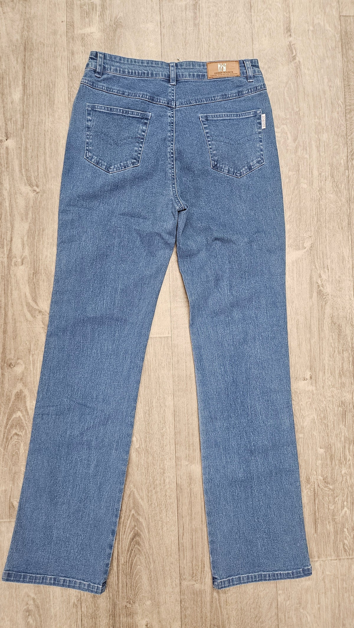 Green Source Blue Straight Leg Jean BNWT (10)