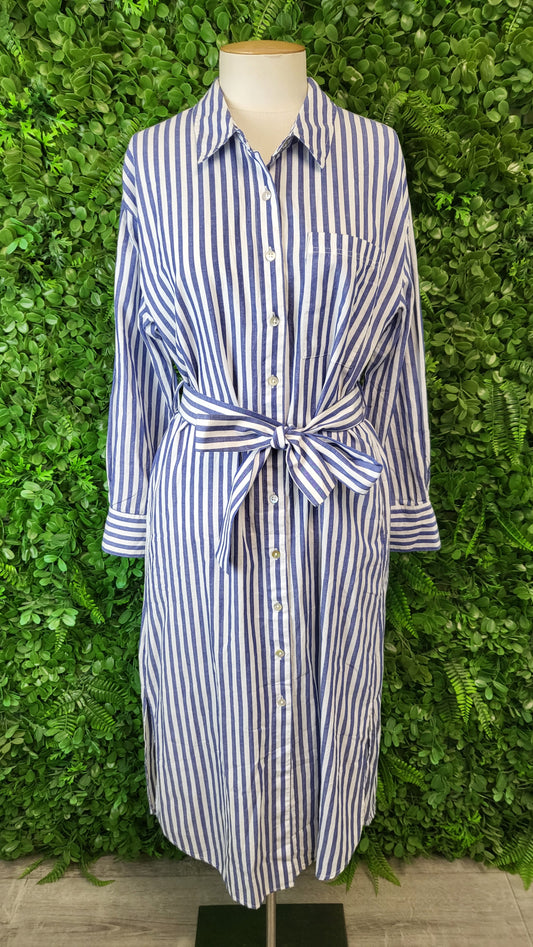 Stories Be Told Stripe Forward Dress BNWT (10)