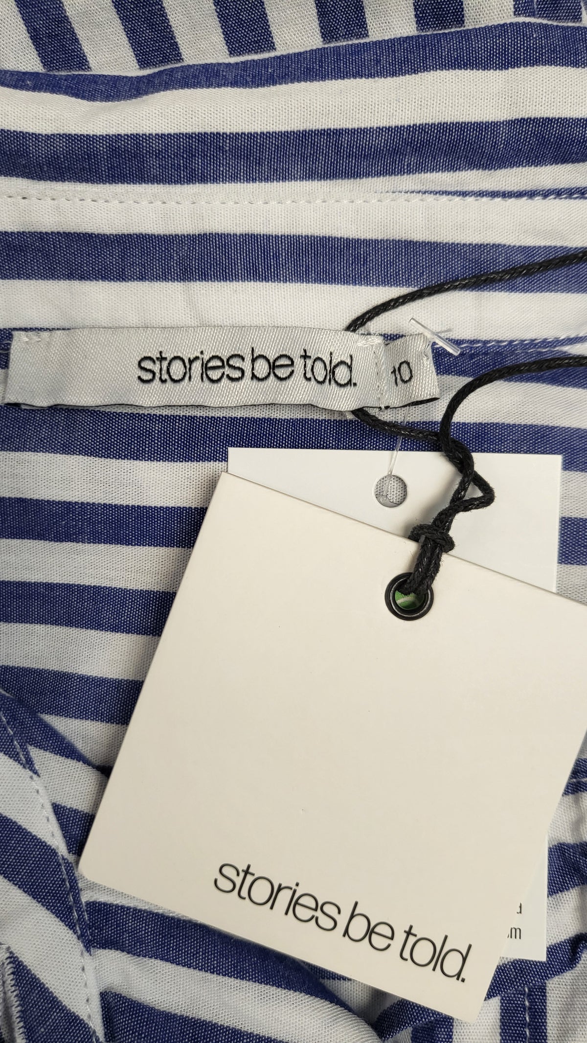 Stories Be Told Stripe Forward Dress BNWT (10)