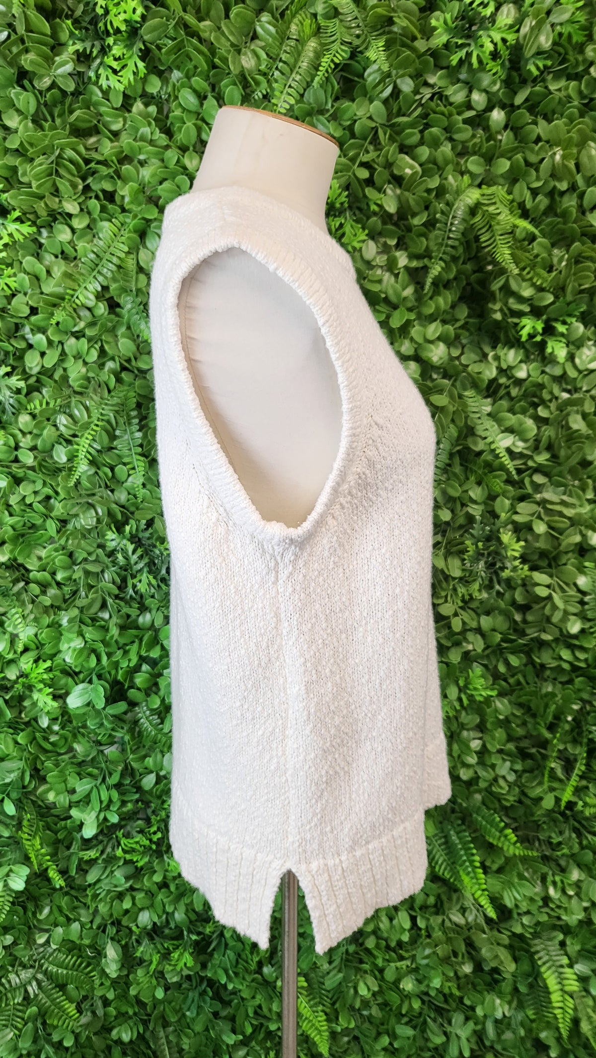 Forever New Ecru Textured Knit Top (14)