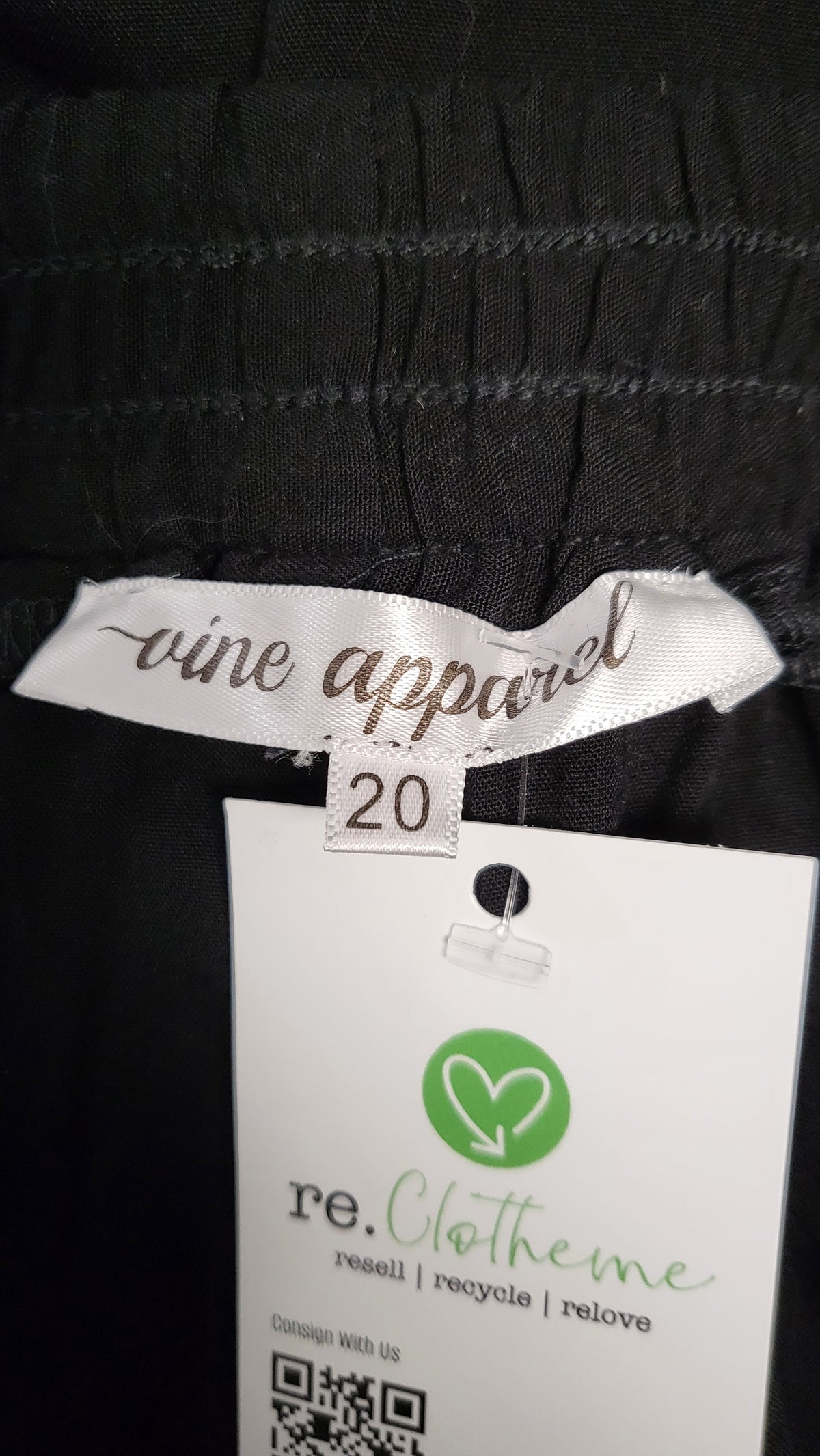 Vine Apparel Black Heart Stripe Pant (20)