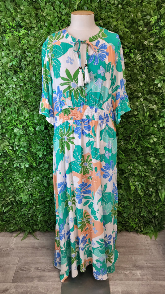 Salty Crush Print Celina Maxi BNWT (18)