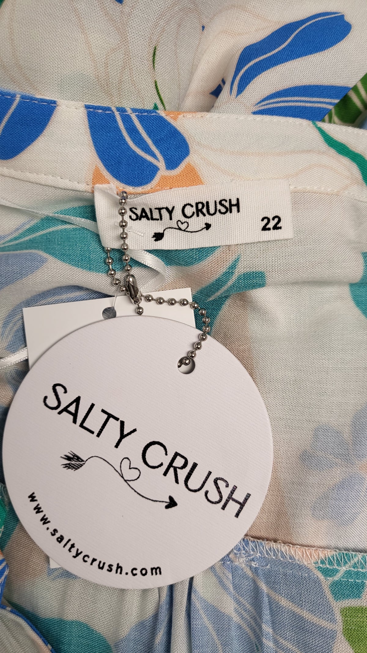 Salty Crush Print Celina Maxi BNWT (18)