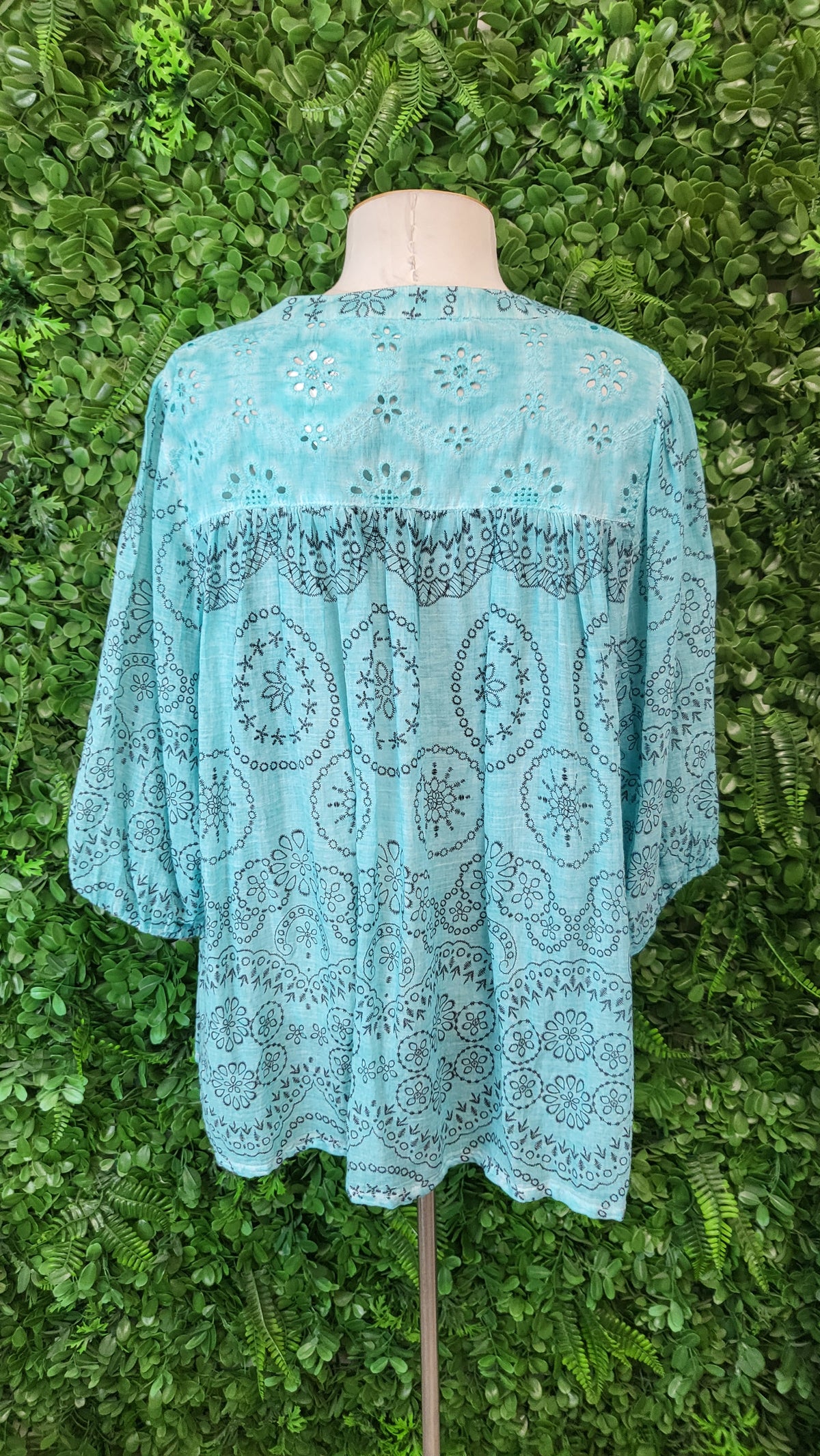 Virtuelle Blue Print Top (14)