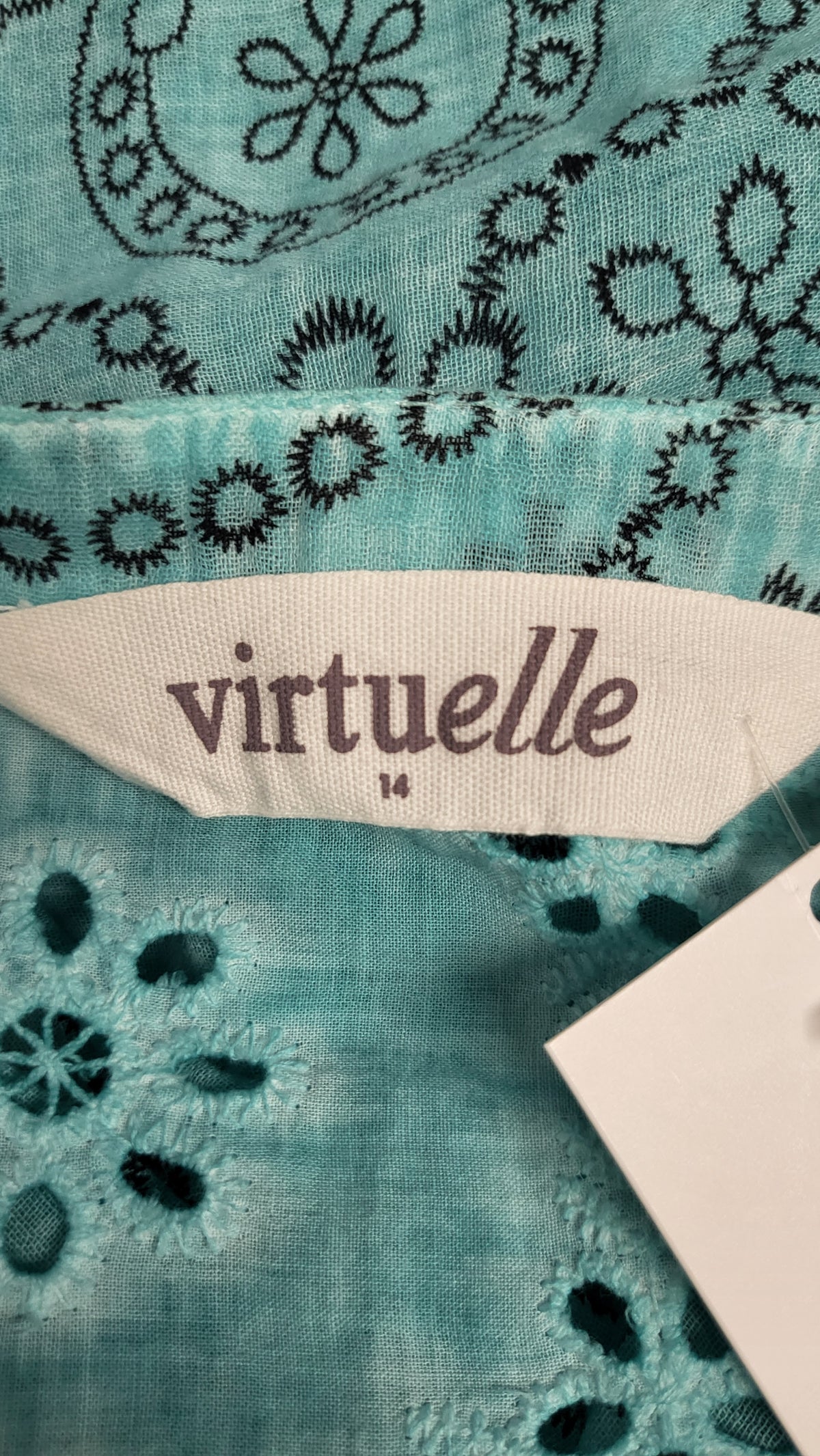 Virtuelle Blue Print Top (14)