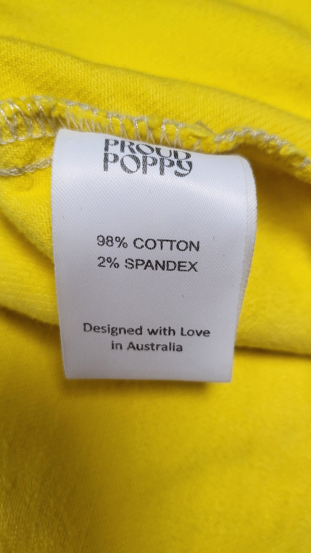 Proud Poppy Yellow Crop Denim Jacket (14)