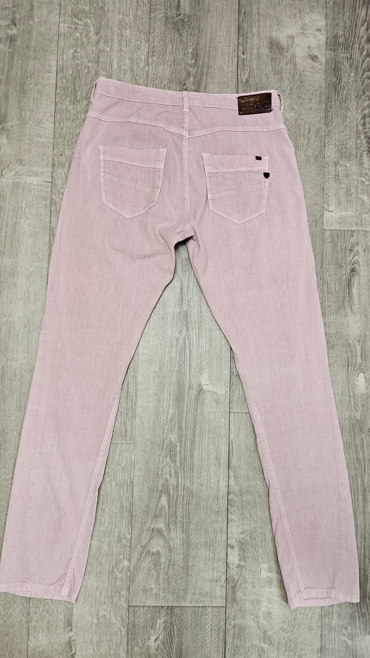 Zhrill Pink Linen Blend Pant (12)