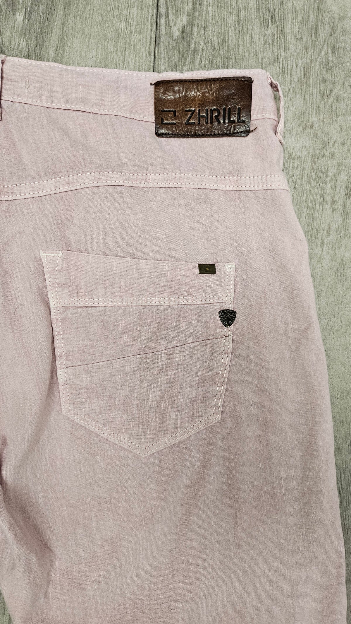 Zhrill Pink Linen Blend Pant (12)
