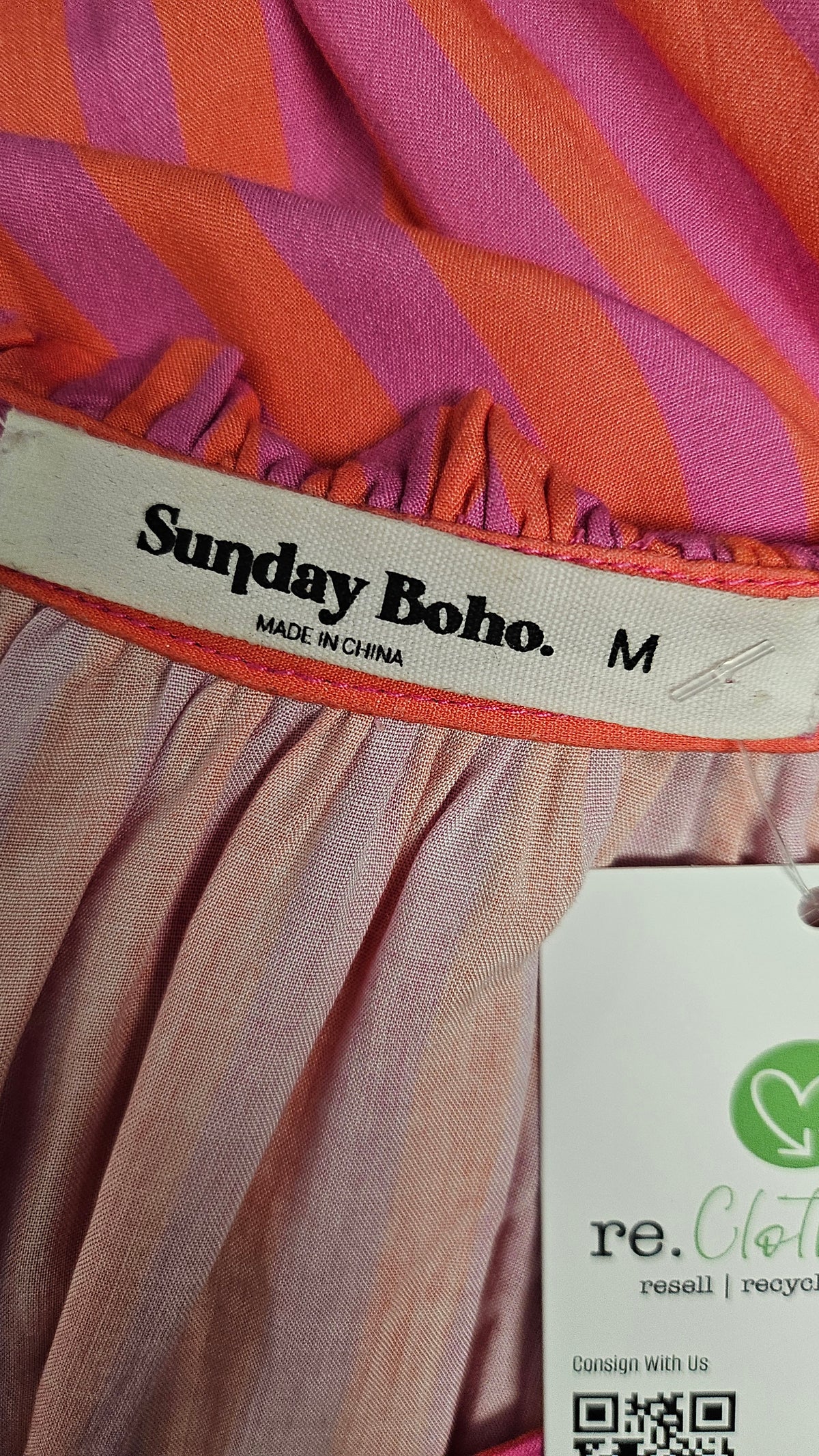 Sunday Boho PinkStripe Blouse (18)