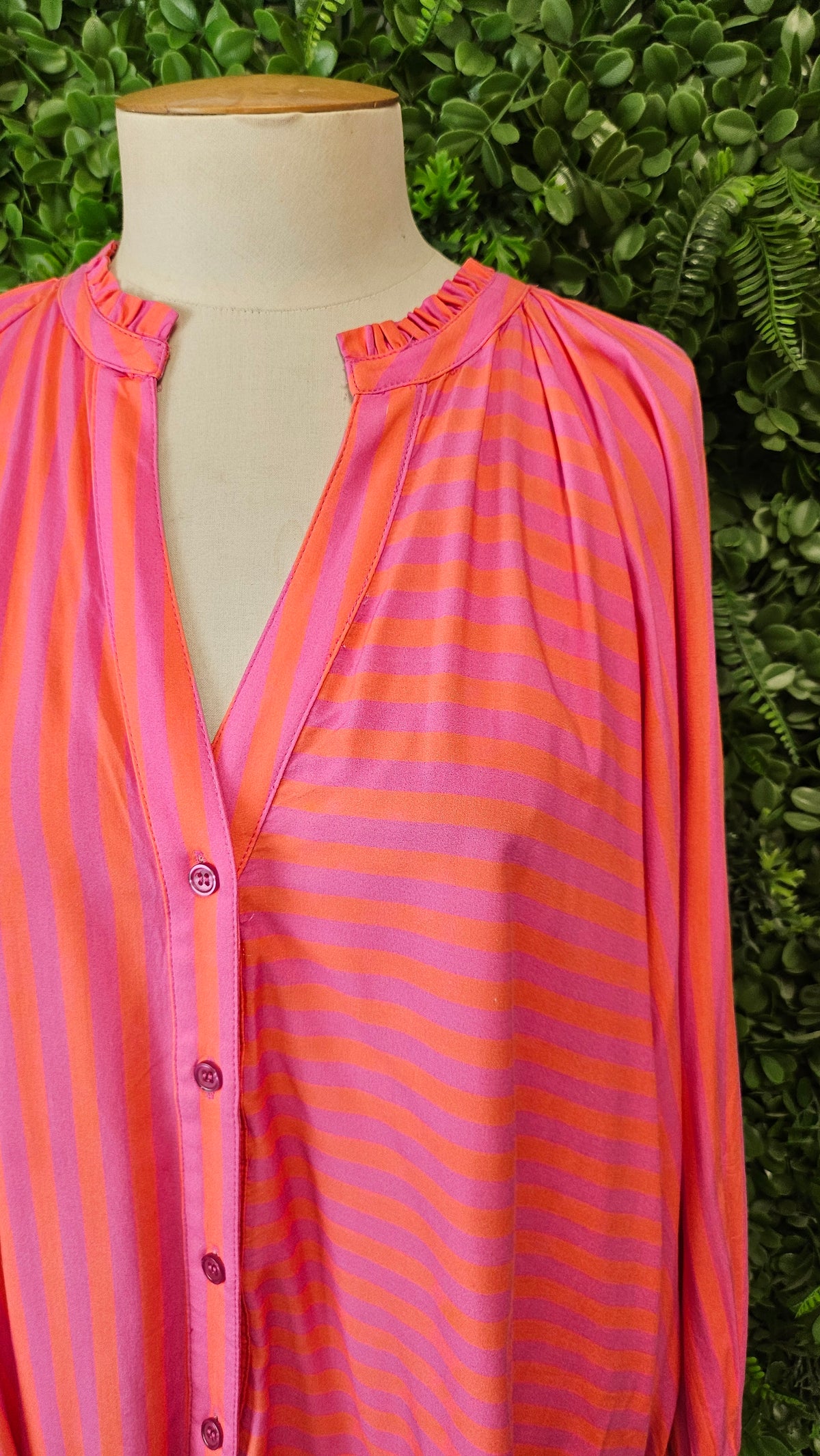 Sunday Boho PinkStripe Blouse (18)