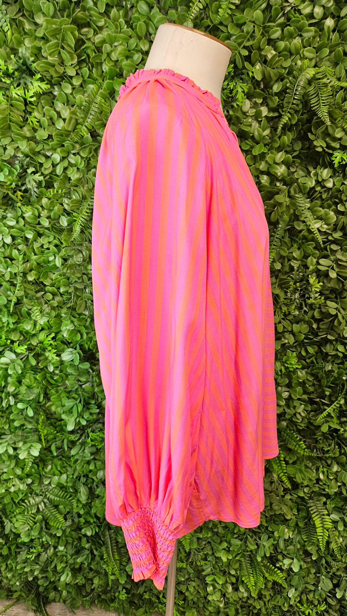 Sunday Boho PinkStripe Blouse (18)