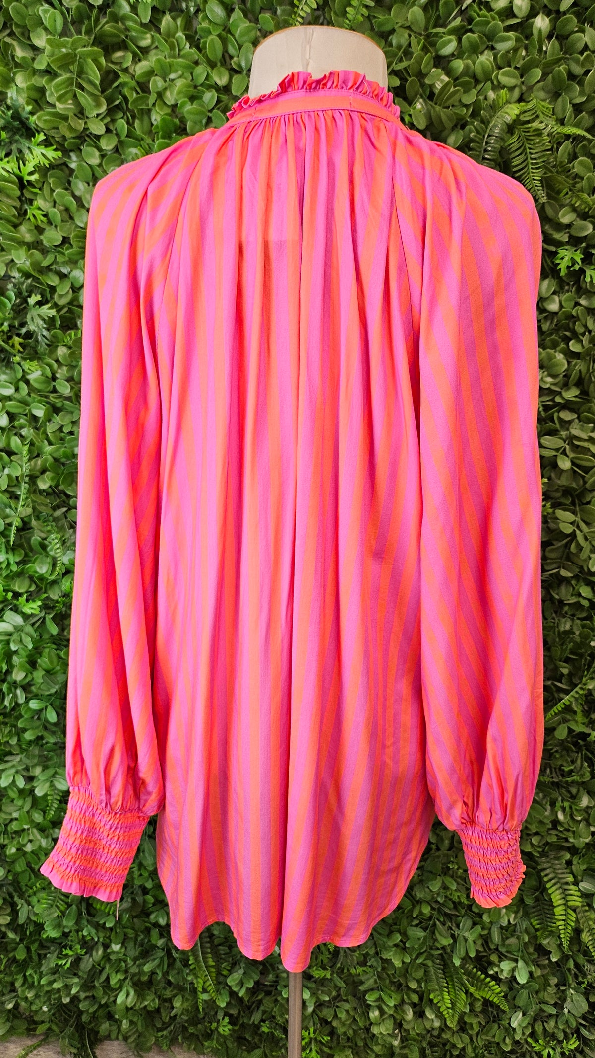 Sunday Boho PinkStripe Blouse (18)