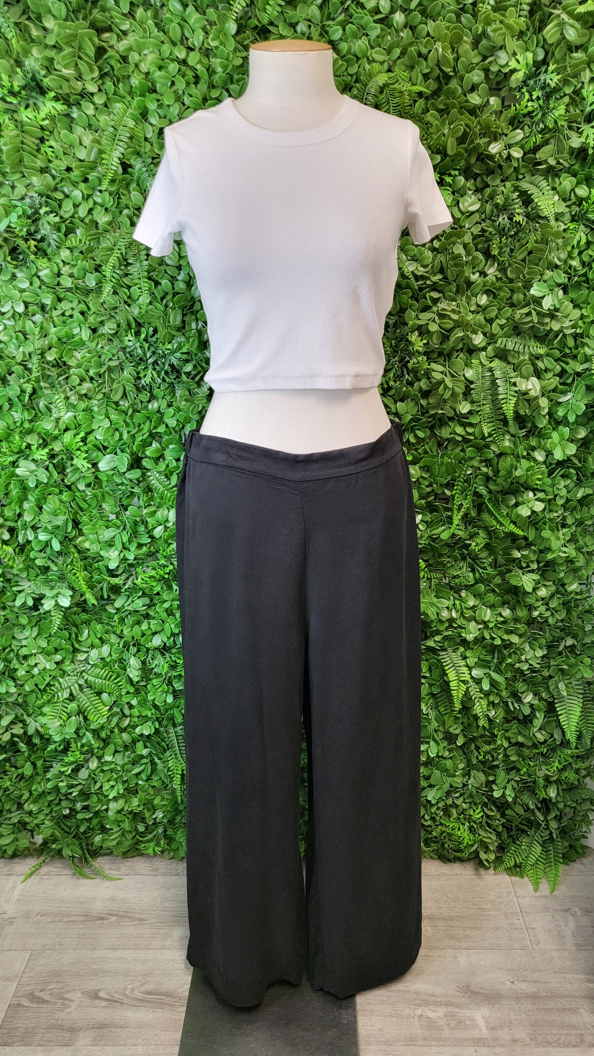 Cos Black Wide Leg Pant (14)