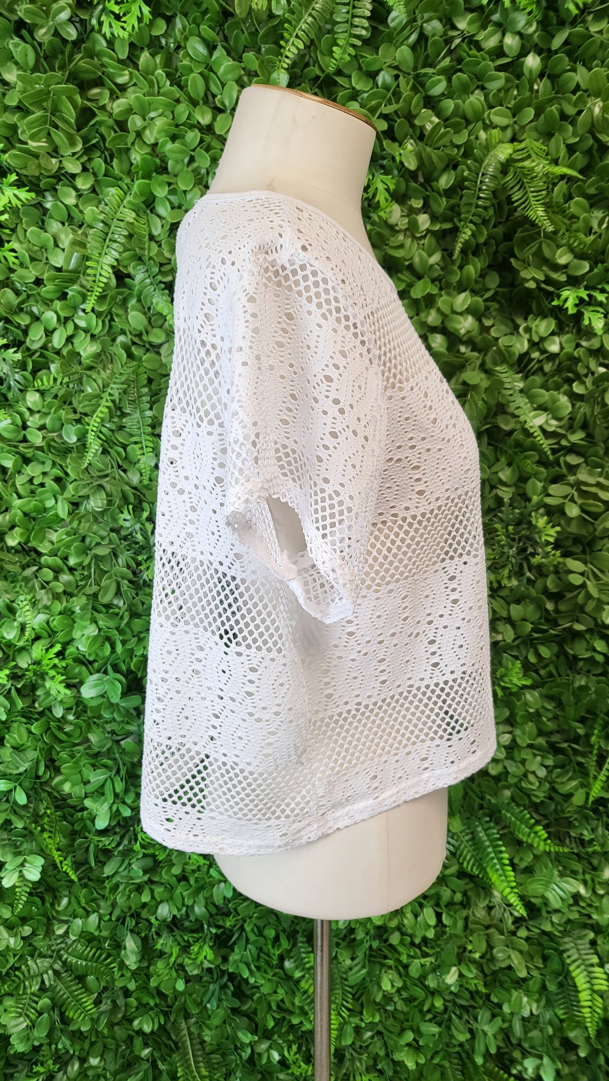 In The Style White Net Top (14)