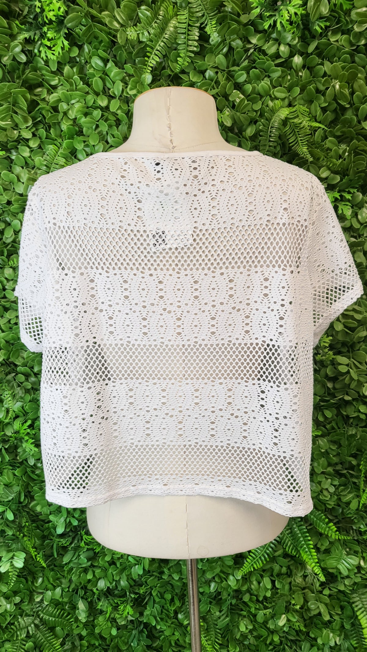 In The Style White Net Top (14)