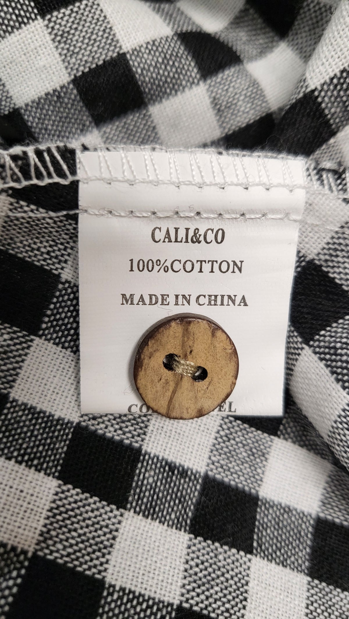Cali & Co Gingham Frill Hem Dress BNWT (10-12)