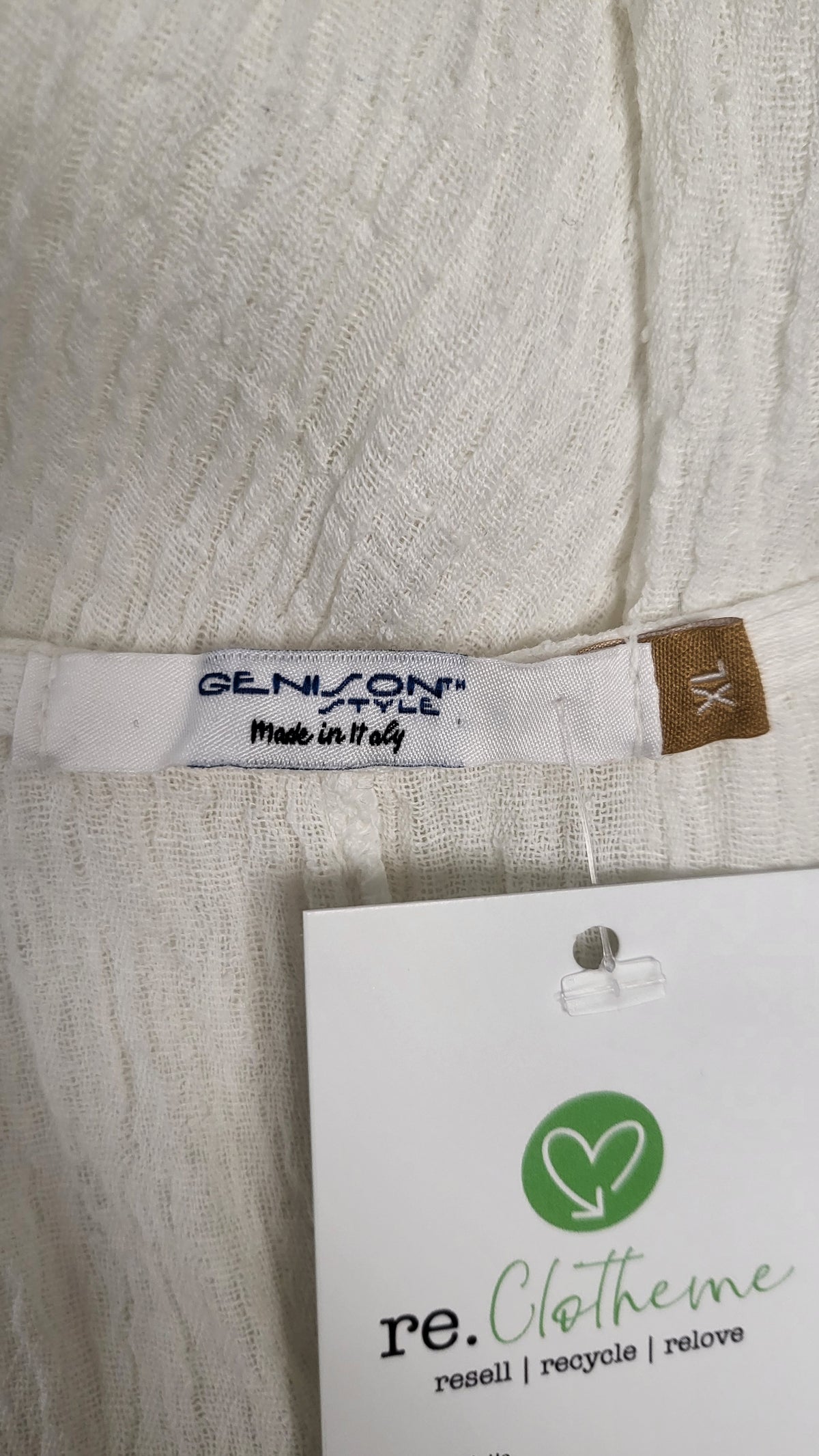 Genison White Textured Dress (16)