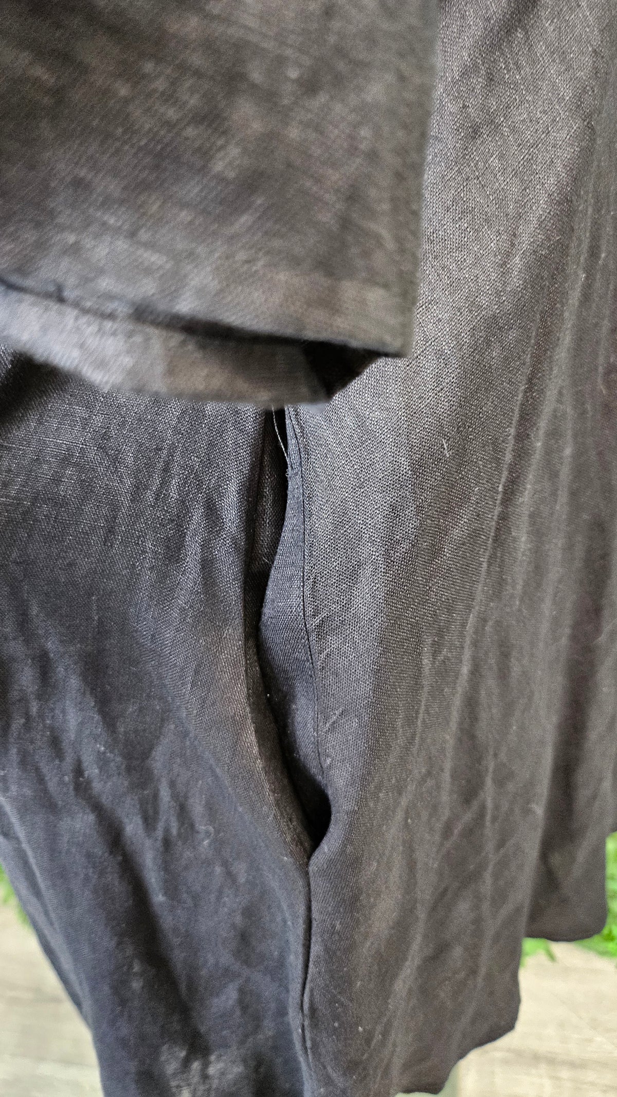 Dissh Black Linen Fit& Flare (8)