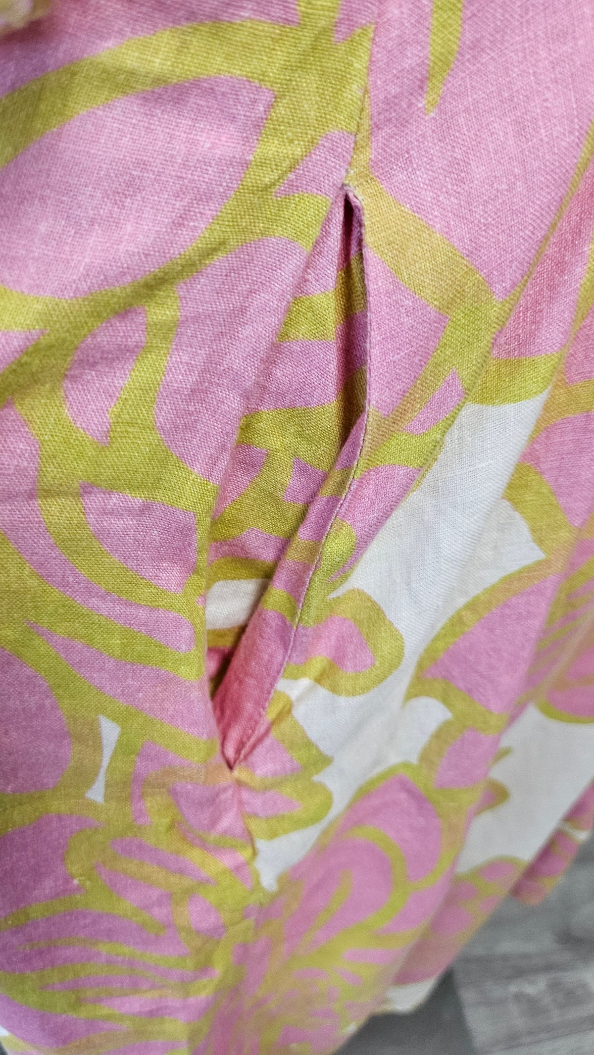 Siren Multi Linen Dress (8)