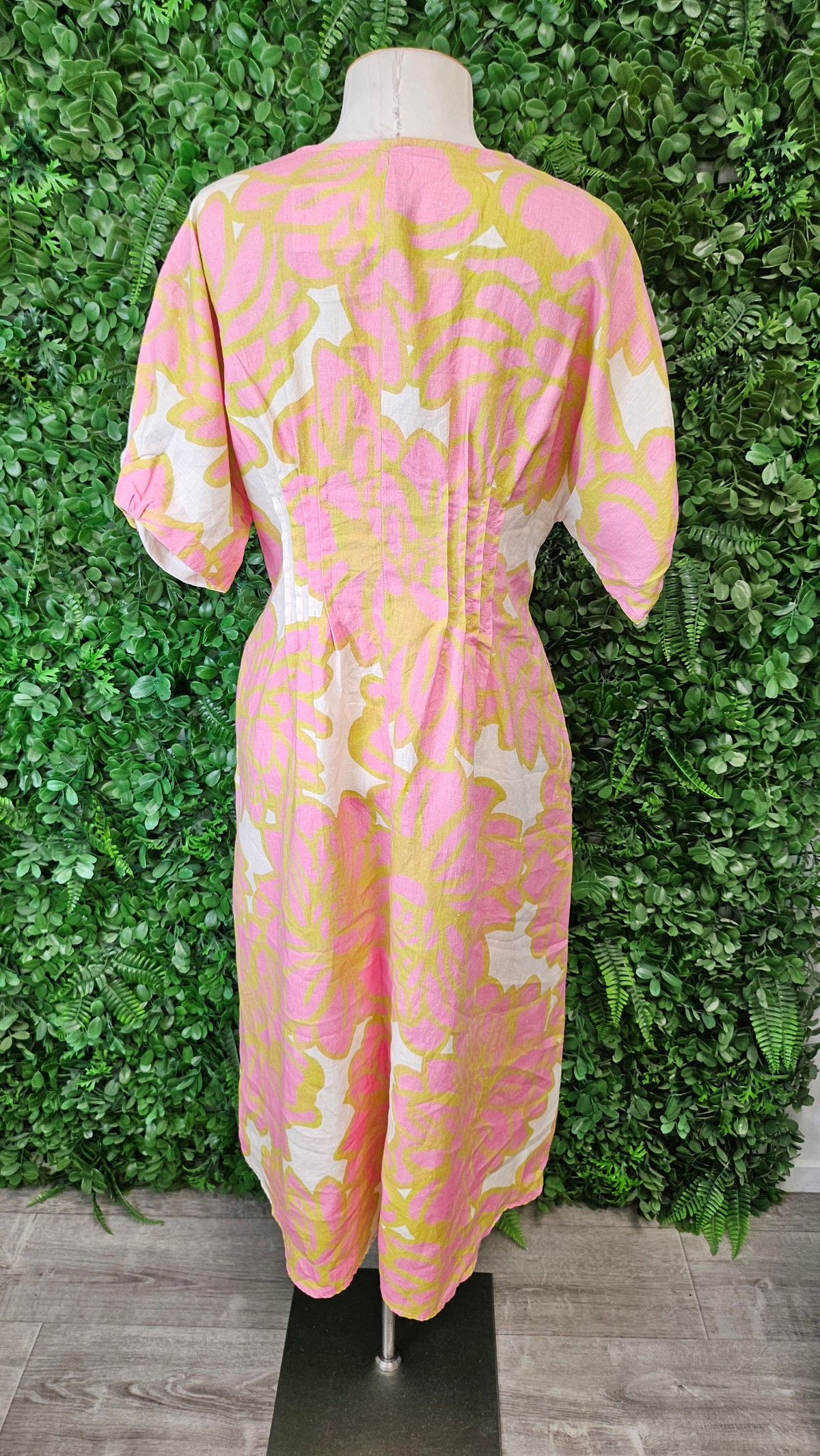 Siren Multi Linen Dress (8)