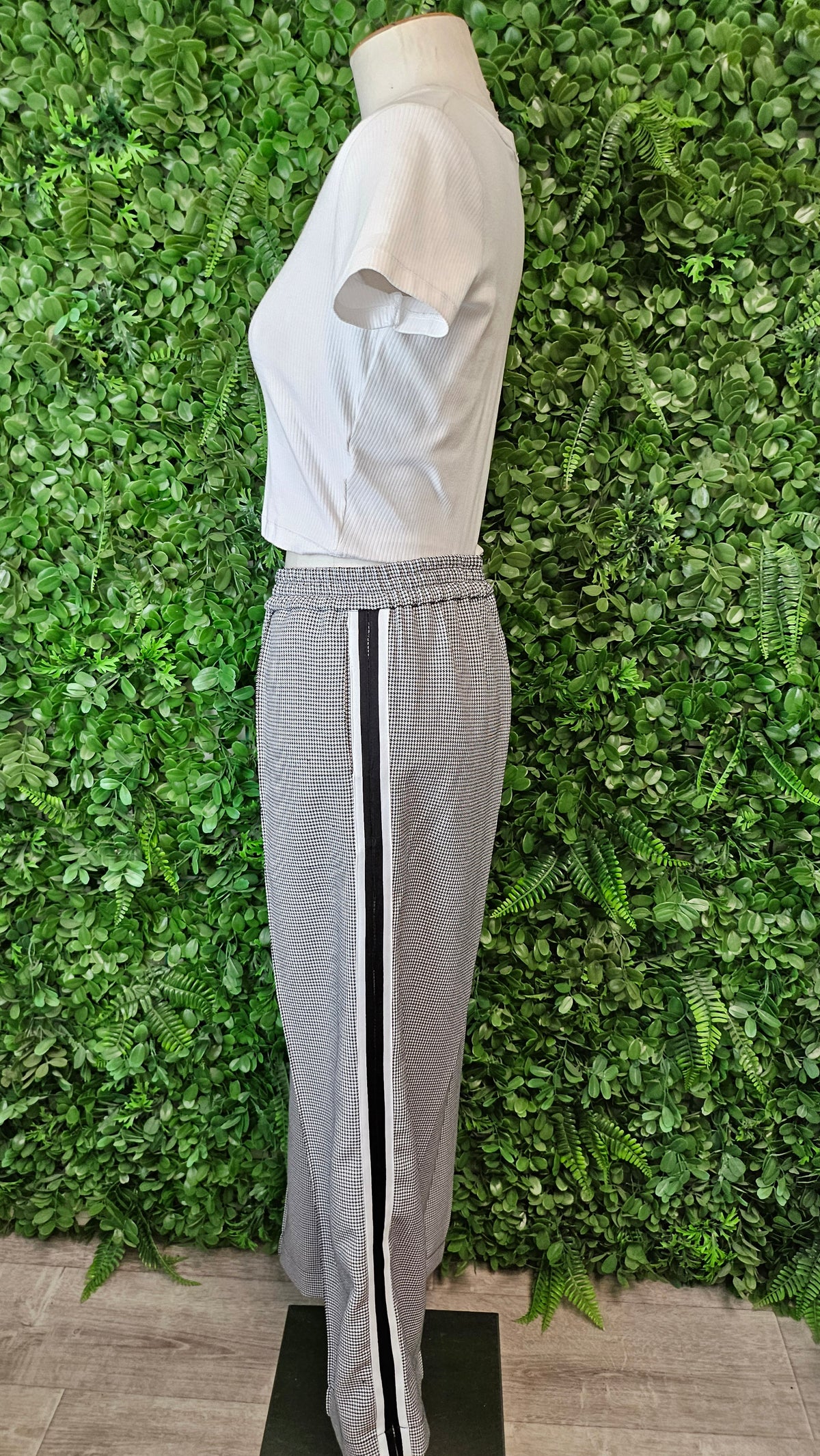 Lemon Tree Check Side Stripe Pant (14)