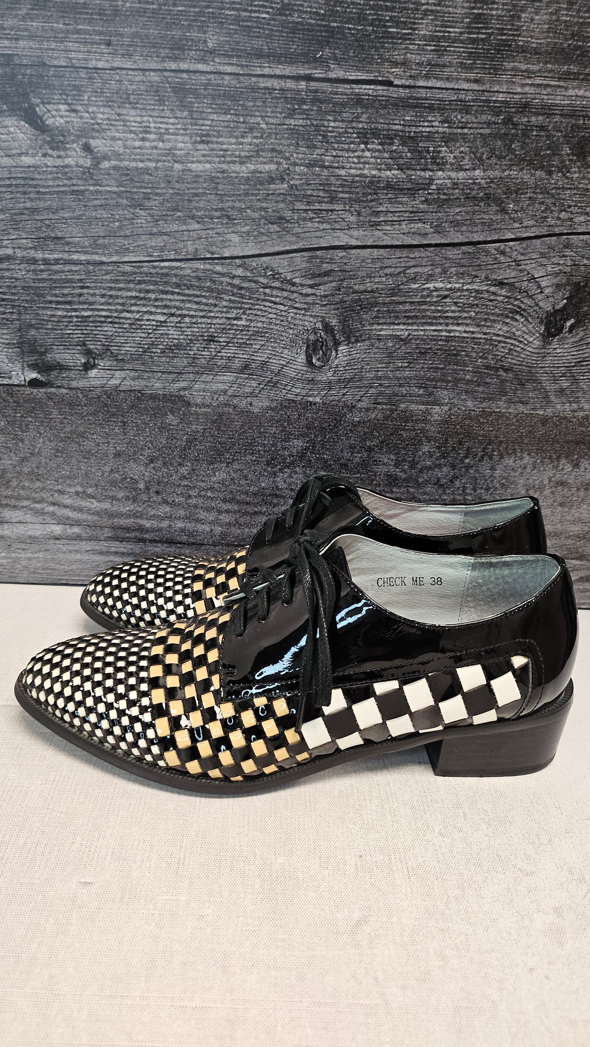 Minx Check Me Brogue (38)