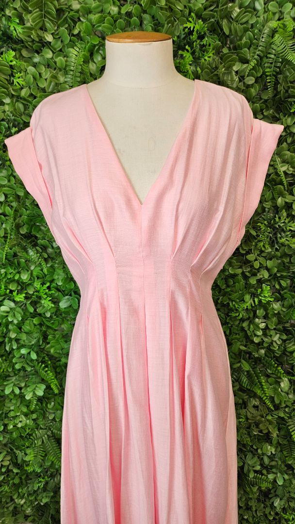 Forever New Pink Pleat Dress (12)