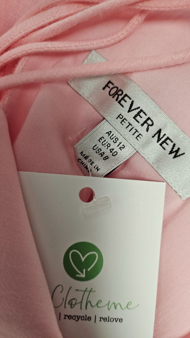 Forever New Pink Pleat Dress (12)