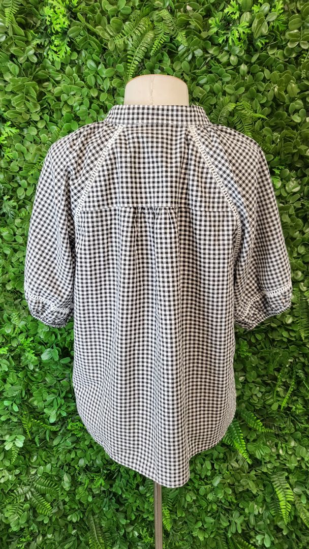 Iris Maxi Print Gingham Top (12)