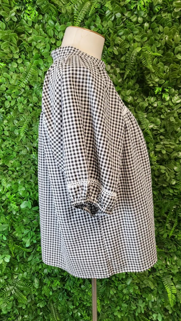 Iris Maxi Print Gingham Top (12)
