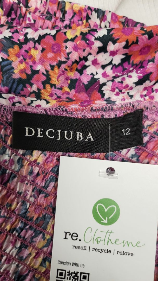 Decjuba Print Shirred Top (12)