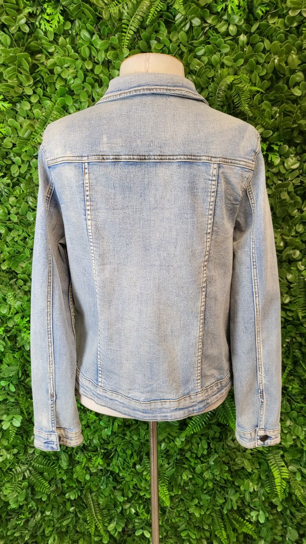 Shine On Washed Blue Denim Quinn Jacket BNWT (10)