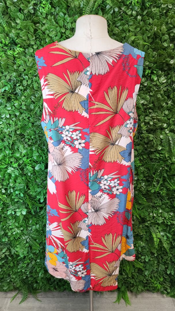 Lemon Tree Red Floral Tank Dress (18)