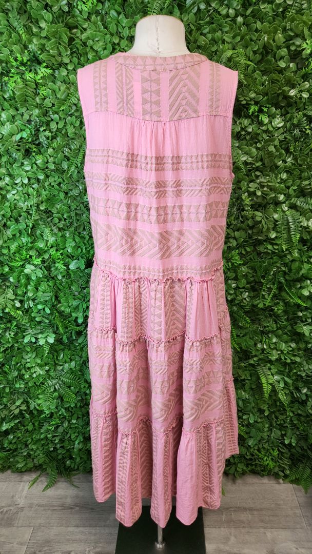 Devotion Twins Pink Tiered Dress (12-14)
