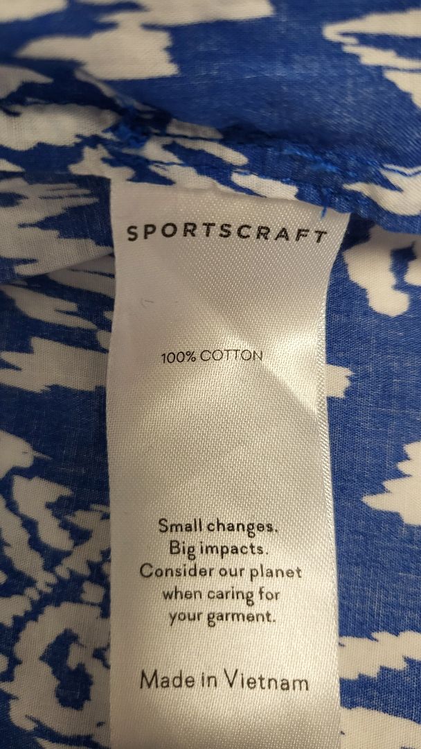Sportscraft Blue Cotton Maxi Dress (16)