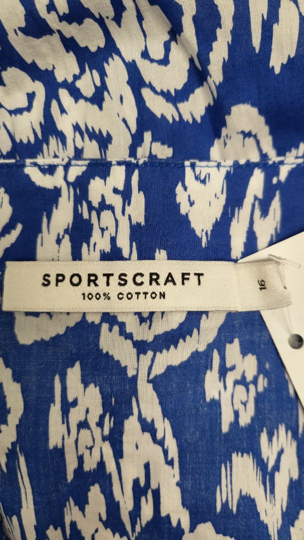 Sportscraft Blue Cotton Maxi Dress (16)