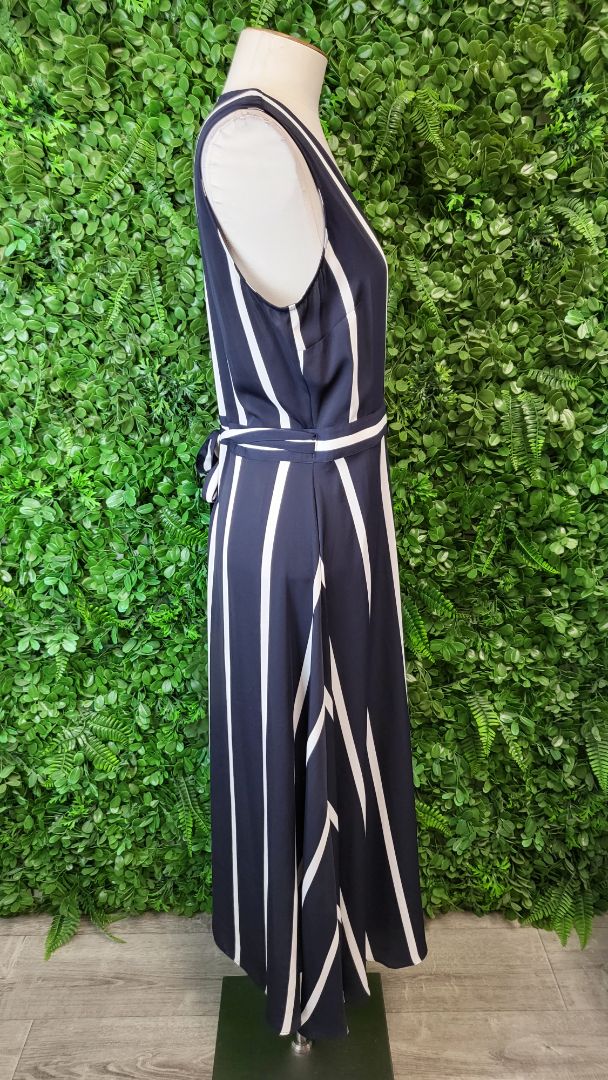 Witchery Stripe Wrap Dress (12)