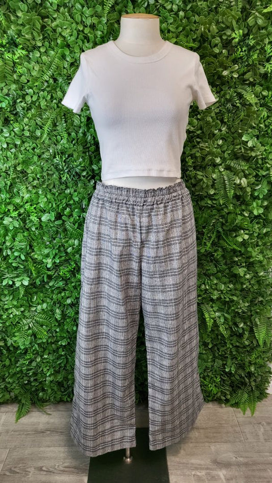 Wadzee Check Linen Culottes (16)