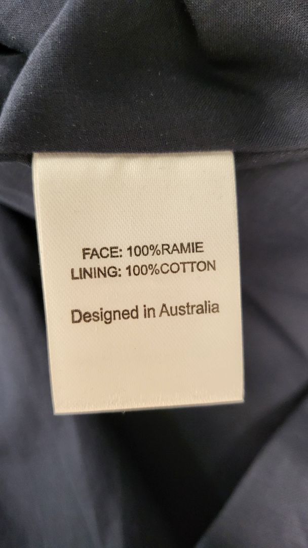 Pol Navy Linen Maxi Skirt (12)