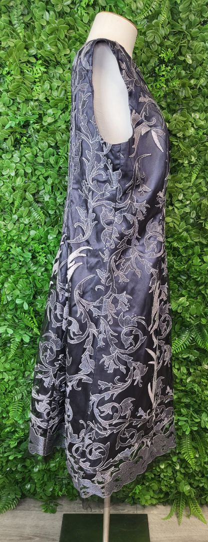 Anthea Crawford Silver Grey Occassion Dress (18)