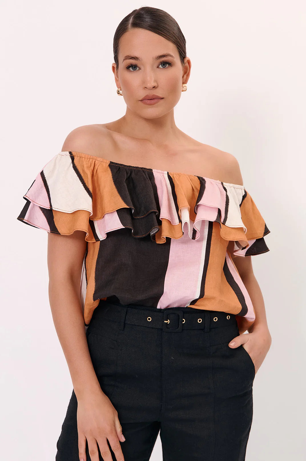 Adorne Stripe Serena Top BNWT (12)