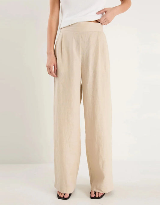 Among The Brave Taupe Linen Pants (12)