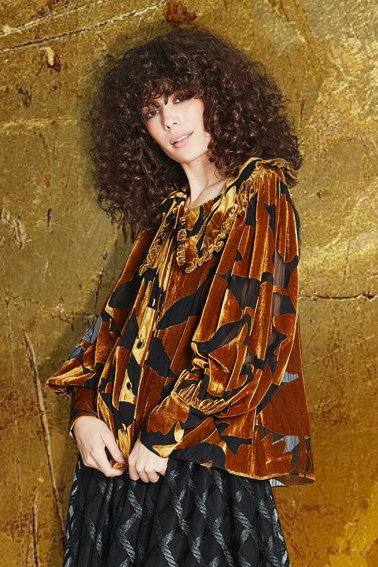 Trelise Cooper Gold Bet Your Bottom Collar Blouse (12)