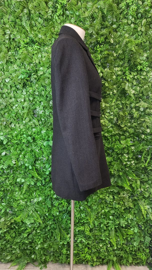 Go Sweet Black Belted Coat (12)